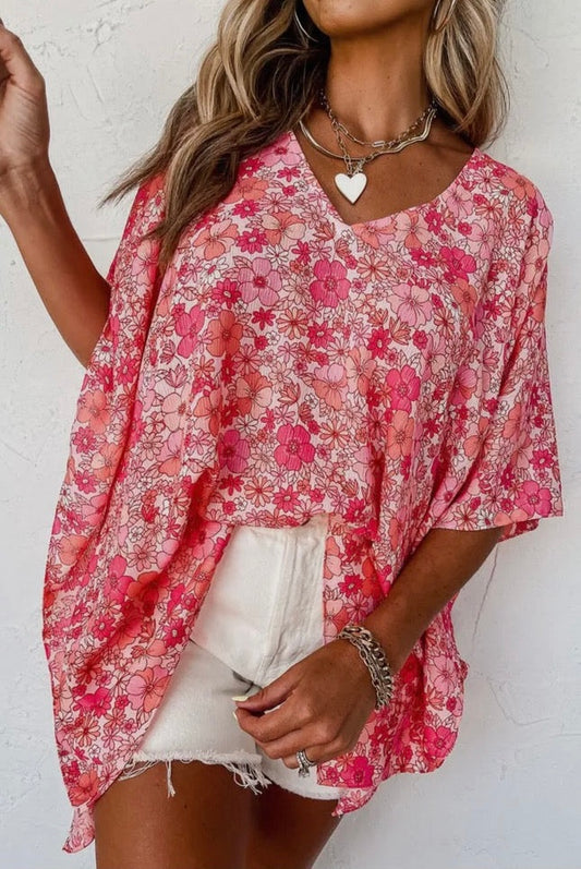 Oversized Floral Top