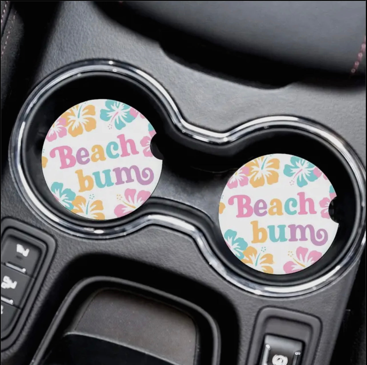 Beach Bum Car Coasters