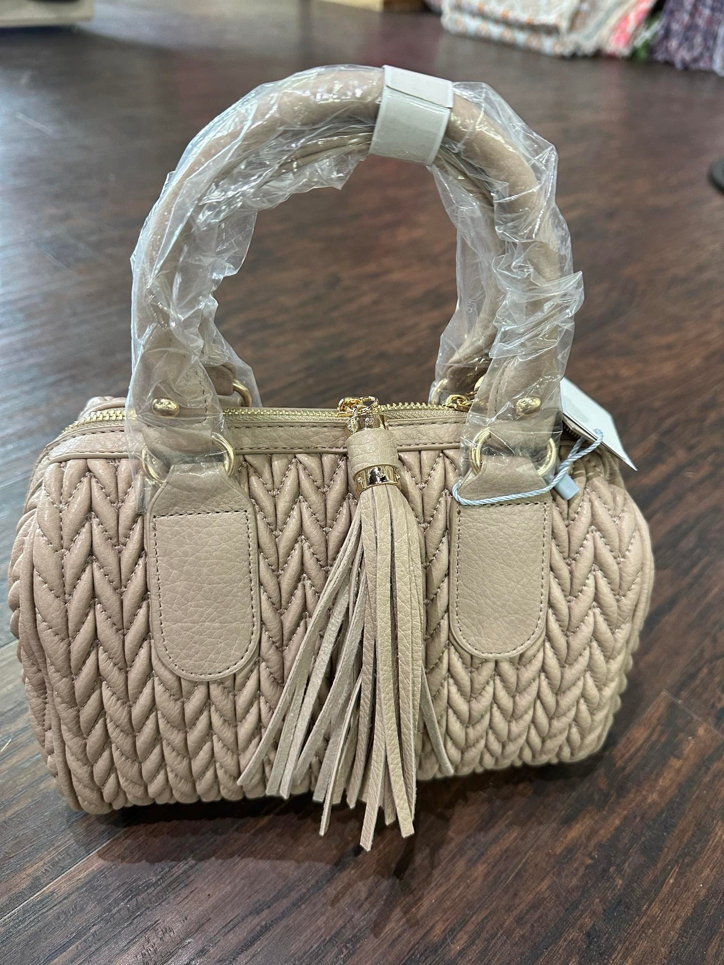 Woven handbag